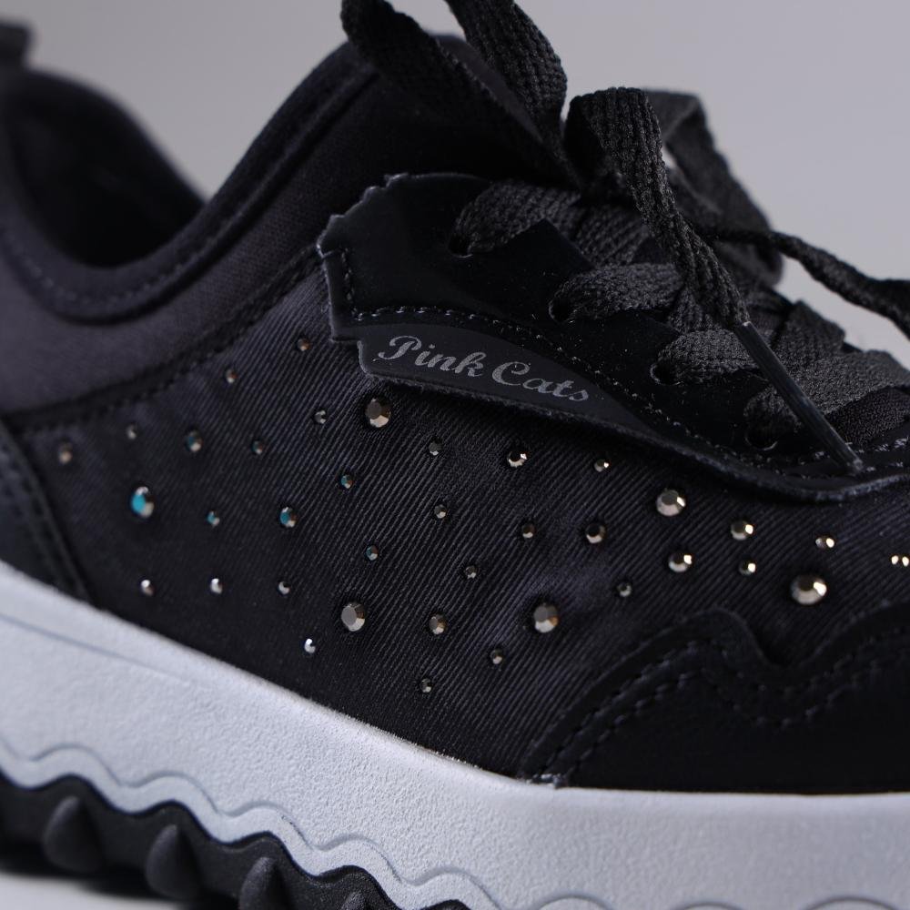 Tênis Menina Pink Cats V4335 Preto Preto 5