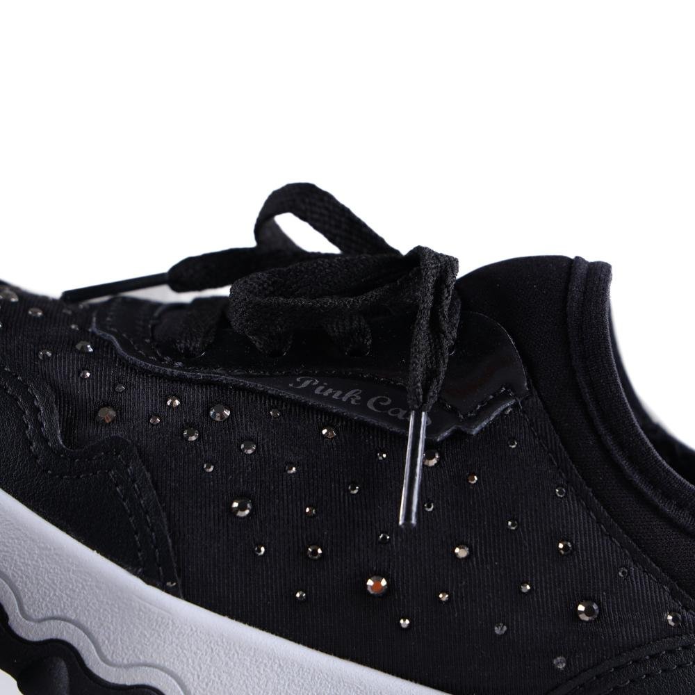 Tênis Menina Pink Cats V4335 Preto Preto 6
