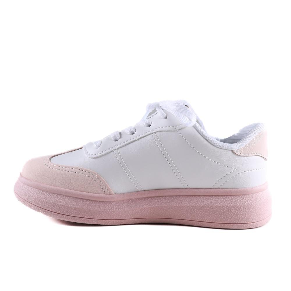 Tênis Infantil Menina Pink Cats Casual V4641 Rosa Branco Rosa 2