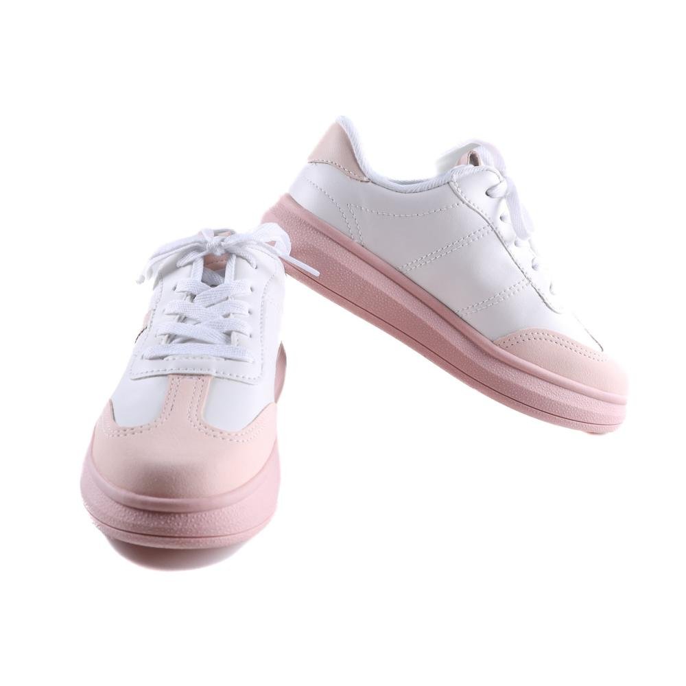 Tênis Infantil Menina Pink Cats Casual V4641 Rosa Branco Rosa 4