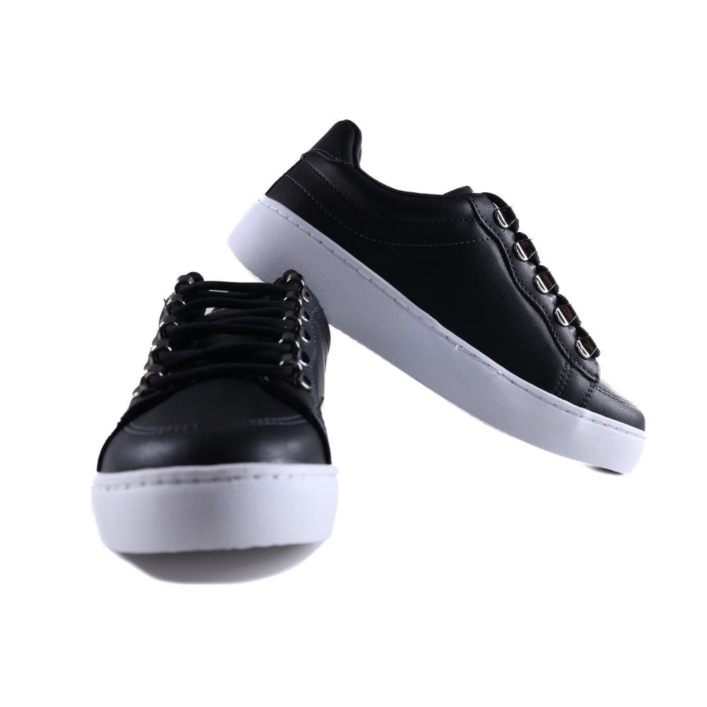 Tênis Ramarim Feminino Casual 2476202 Preto Preto 3