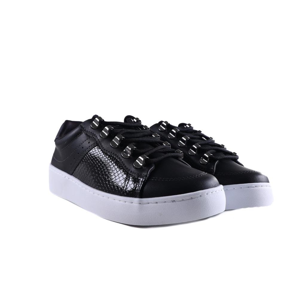 Tênis Ramarim Feminino Casual 2476202 Preto Preto 4
