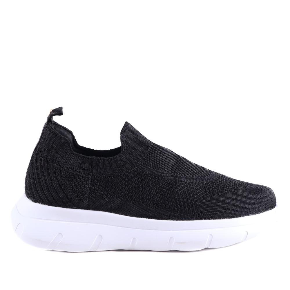 Tênis Bebecê Feminino Slip On T1329-141 Preto Preto 1