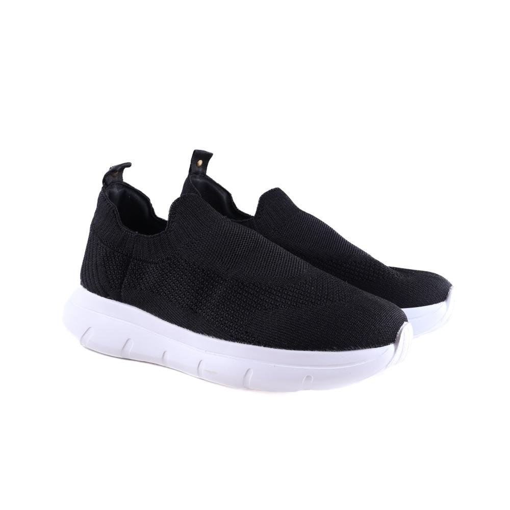 Tênis Bebecê Feminino Slip On T1329-141 Preto Preto 3