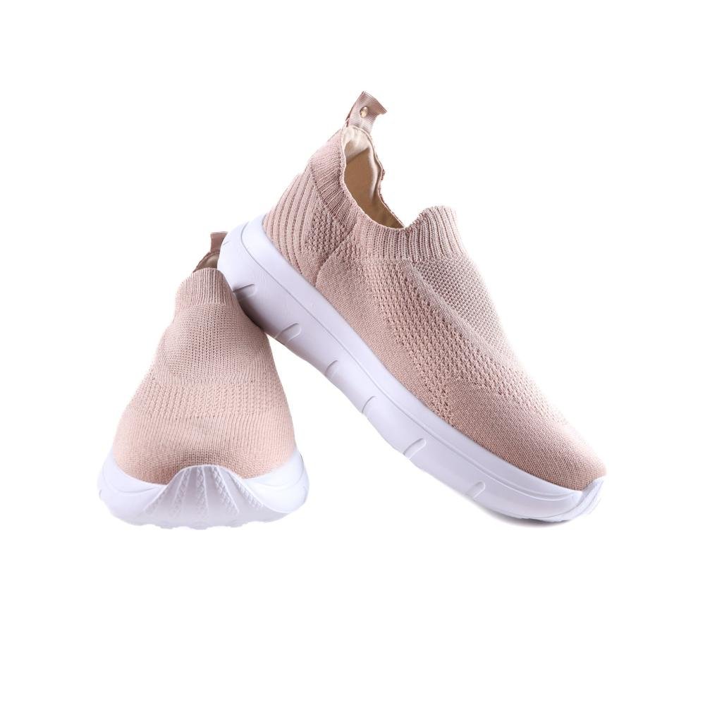 Tênis Bebecê Feminino Slip On T1329-141 Nude Rosa 4