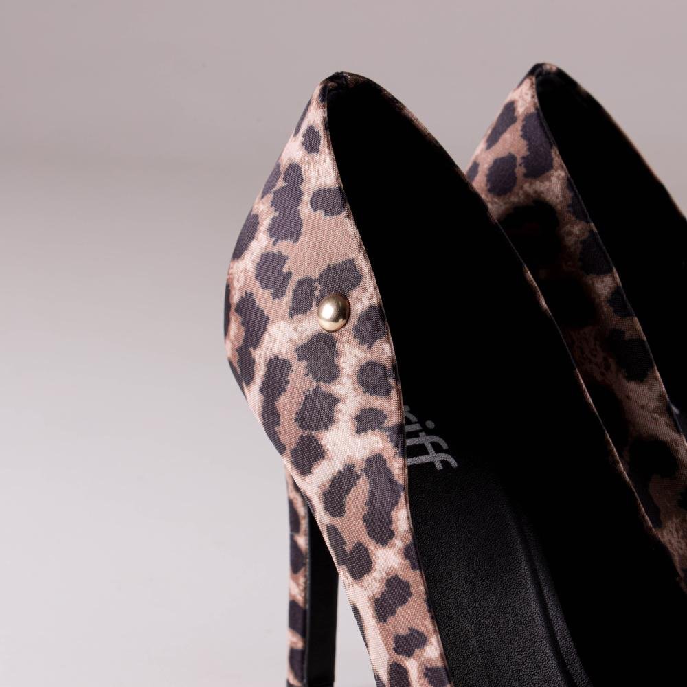 Scarpin Zariff Feminino T9430-212 Onça Marrom 10