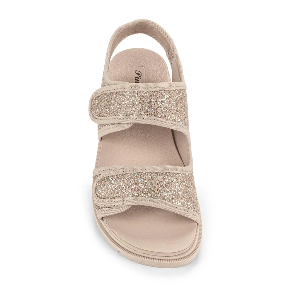 Sandália Pink Cats Infantil V4622 Ouro Light Bege 4