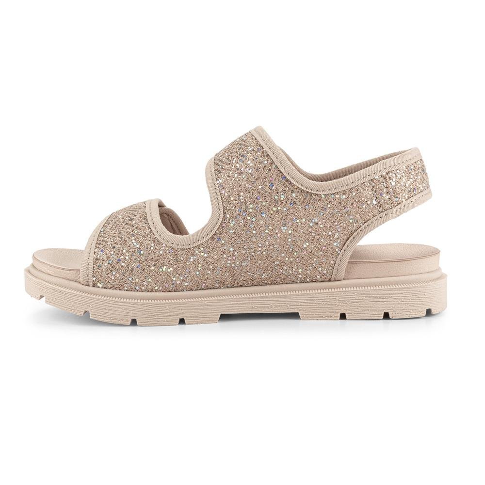 Sandália Pink Cats Infantil V4622 Ouro Light Bege 2