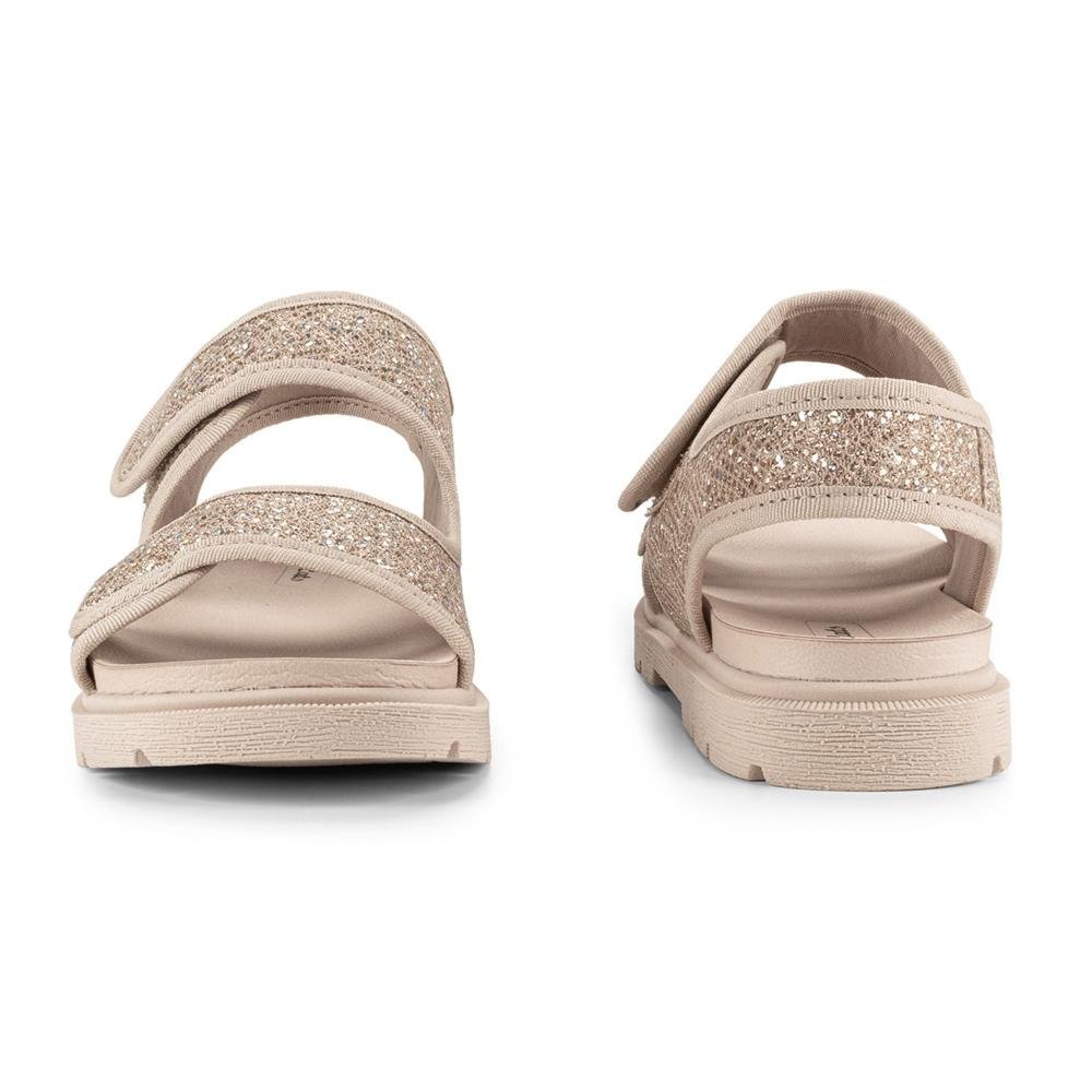 Sandália Pink Cats Infantil V4622 Ouro Light Bege 3