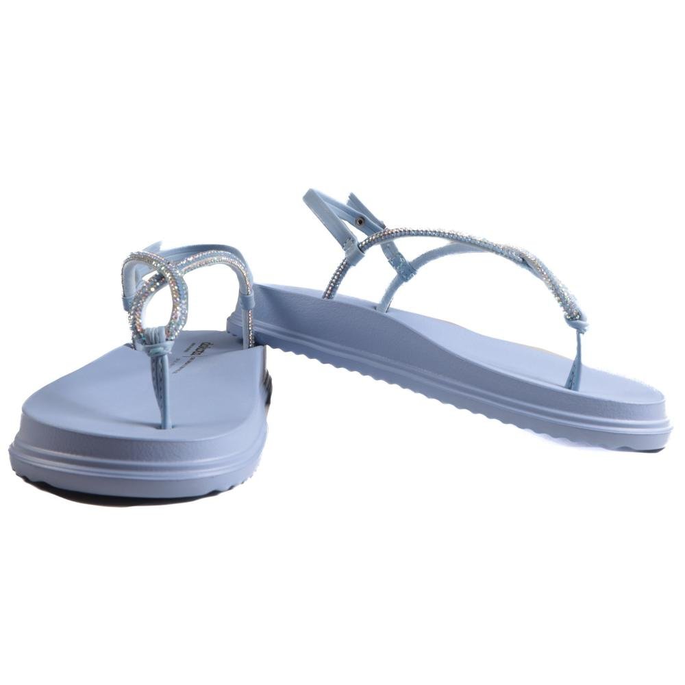 Sandália Rasteira Dakota Feminina Flatform Y6241g Céu Azul 6