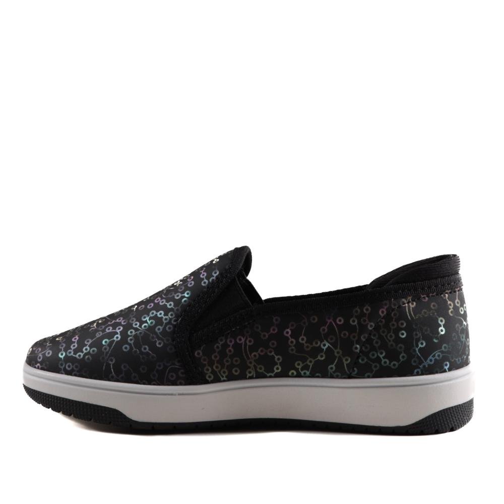 Tênis Infantil Menina Pink Cats Slip On V4744 Preto Preto 2