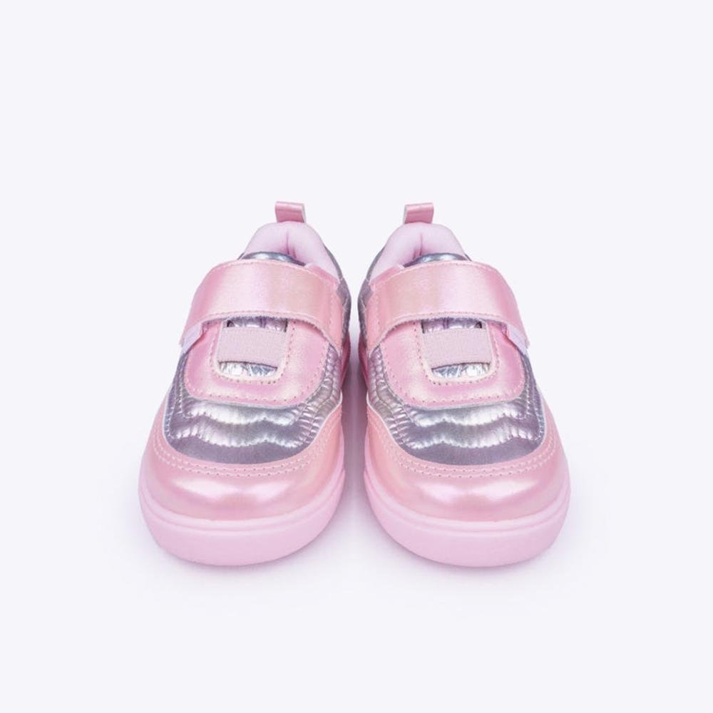 Tênis Infantil Menina Pampili 699.051 Rosa Rosa 2