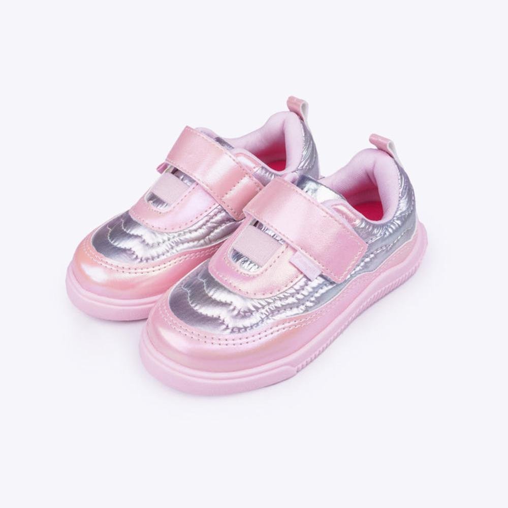 Tênis Infantil Menina Pampili 699.051 Rosa Rosa 3