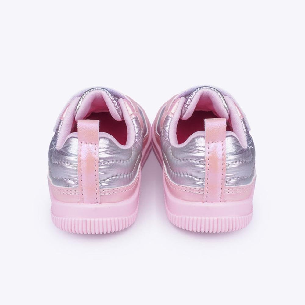 Tênis Infantil Menina Pampili 699.051 Rosa Rosa 4