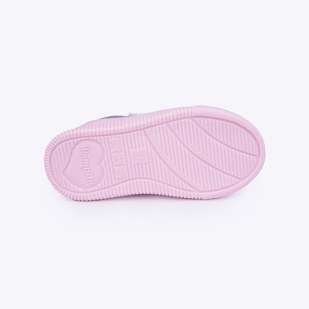 Tênis Infantil Menina Pampili 699.051 Rosa Rosa 5