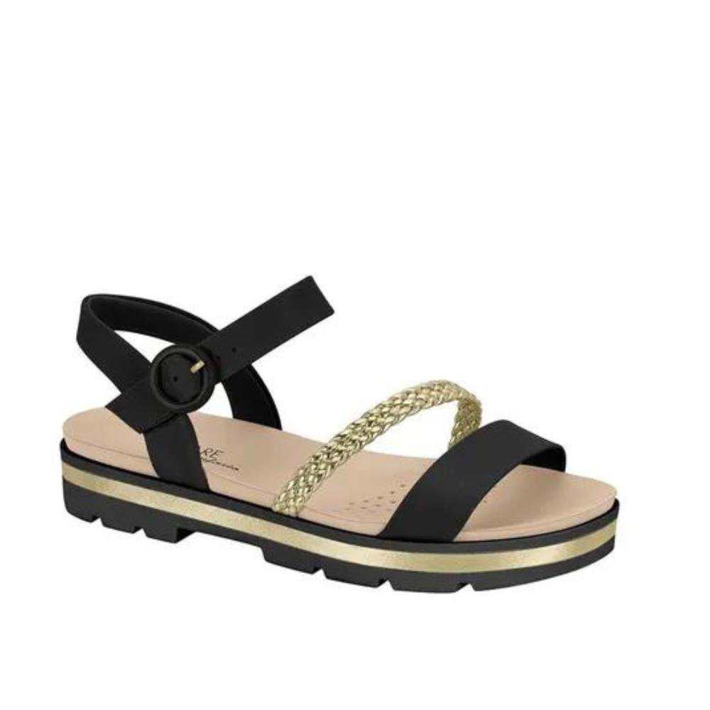 Sandália Modare Feminina 7132.144 Preto Preto 4