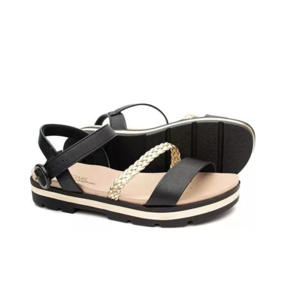Sandália Modare Feminina 7132.144 Preto Preto 5