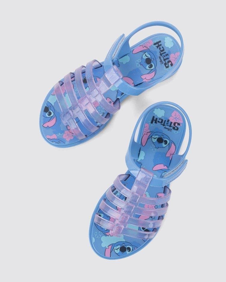 Sandália Grendene Infantil Stitch Com Brinde 23199. Azul Azul 3