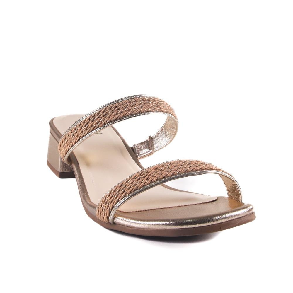 Tamanco Zariff Feminino Prime Ouro/Ouro Dourado 3