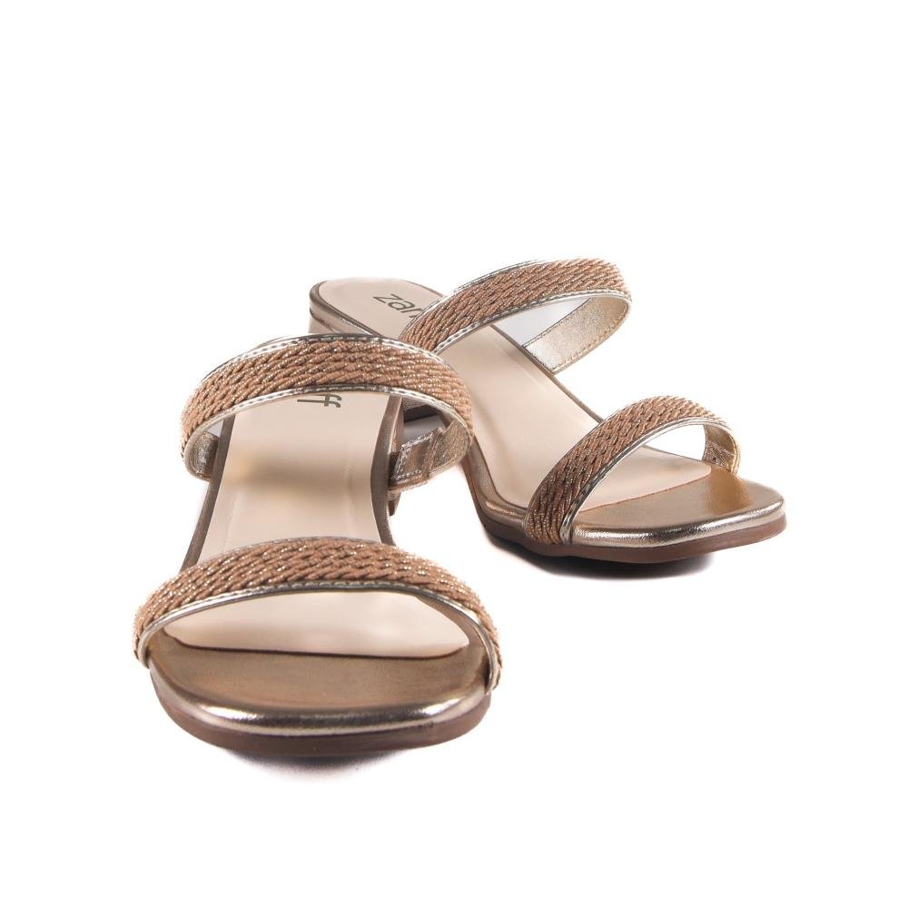 Tamanco Zariff Feminino Prime Ouro/Ouro Dourado 4