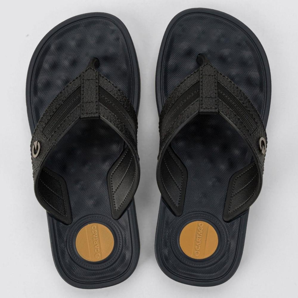 Chinelo Infantil Cartago Kids Alabama 11858 Azul/Preto/Amarelo Amarelo 2