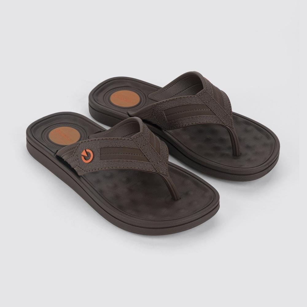 Chinelo Infantil Cartago 11858 Marrom Marrom 2