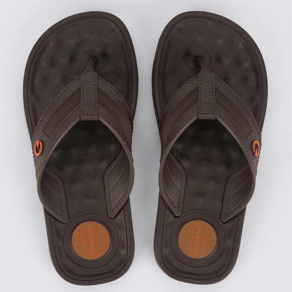 Chinelo Infantil Cartago 11858 Marrom Marrom 3