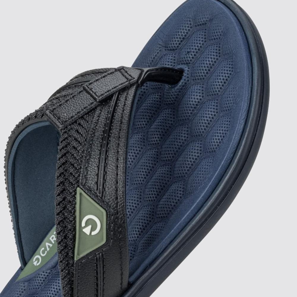 Chinelo Cartago Infantil Malta IV 12497 Azul/Preto Preto 4