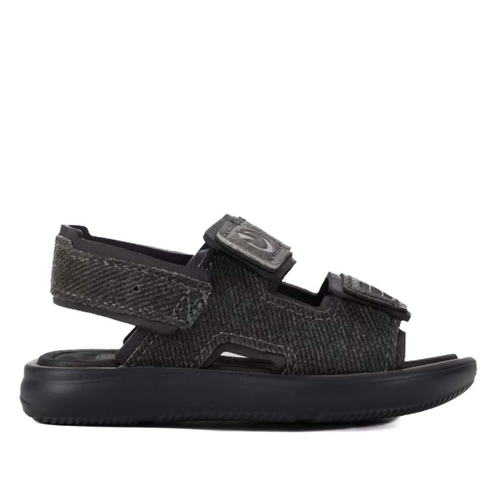 Sandália Grendene Infantil Mini III 12461 Cinza/Preto