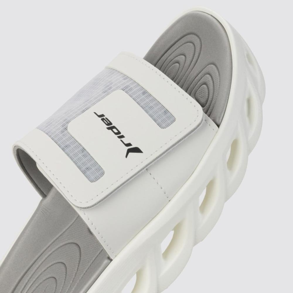 Chinelo Rider Masculino Slide R Power 12444 Branco/Cinza Branco 5