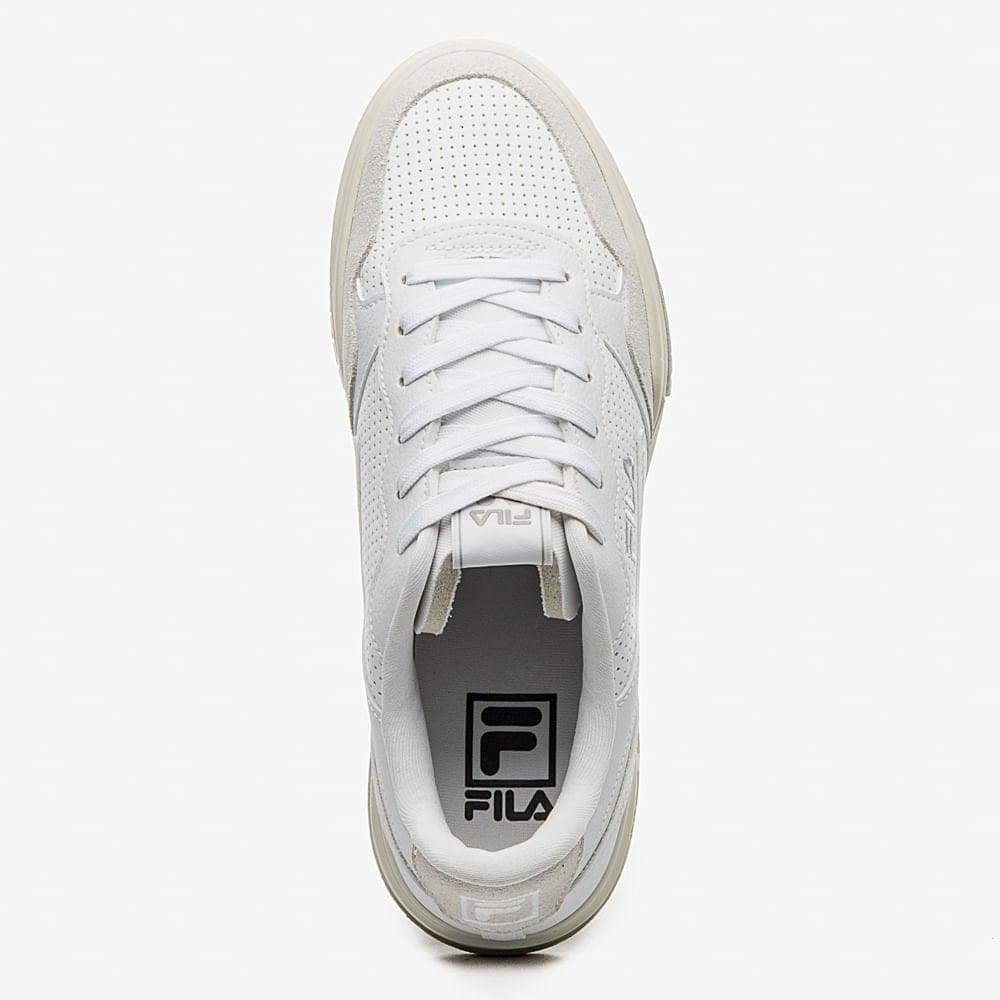 Tênis Masculino Fila Casual Fitness Tennis Branco Branco 4