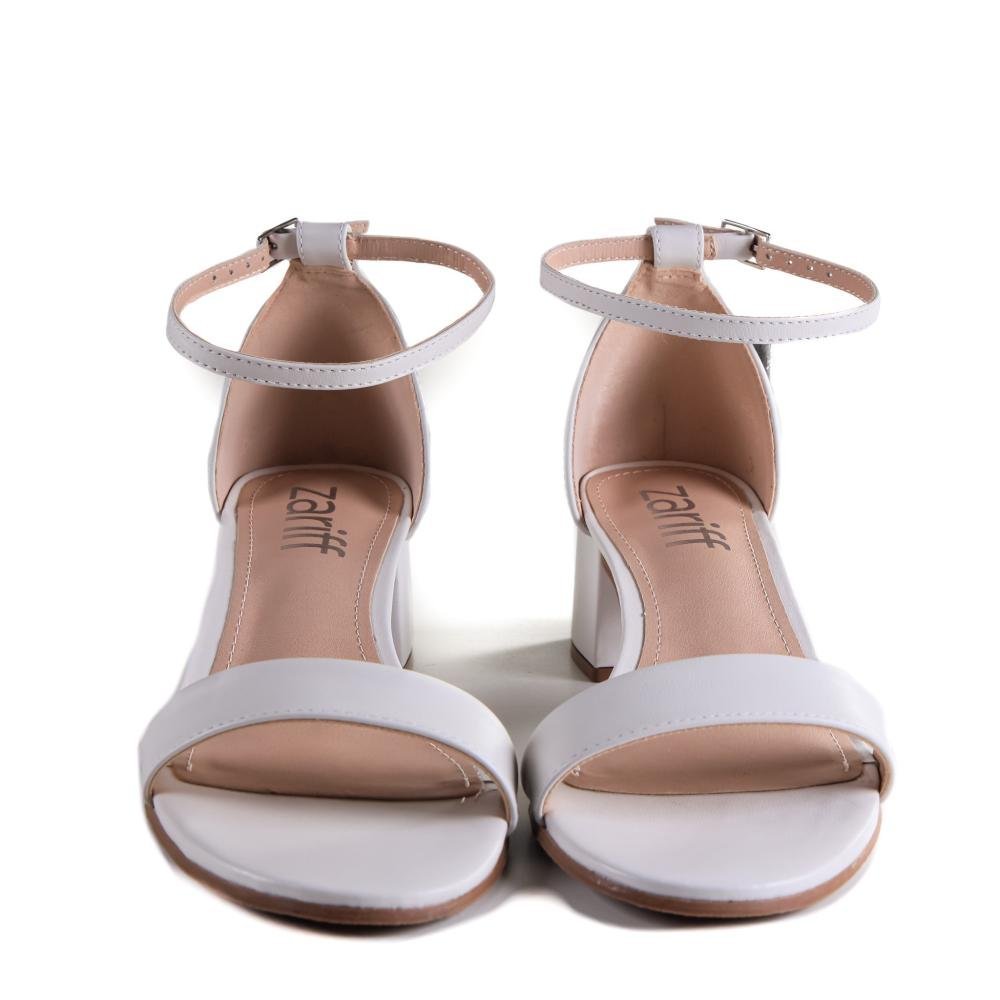 Sandália Feminina Zariff 232171681 Off White Branco 6