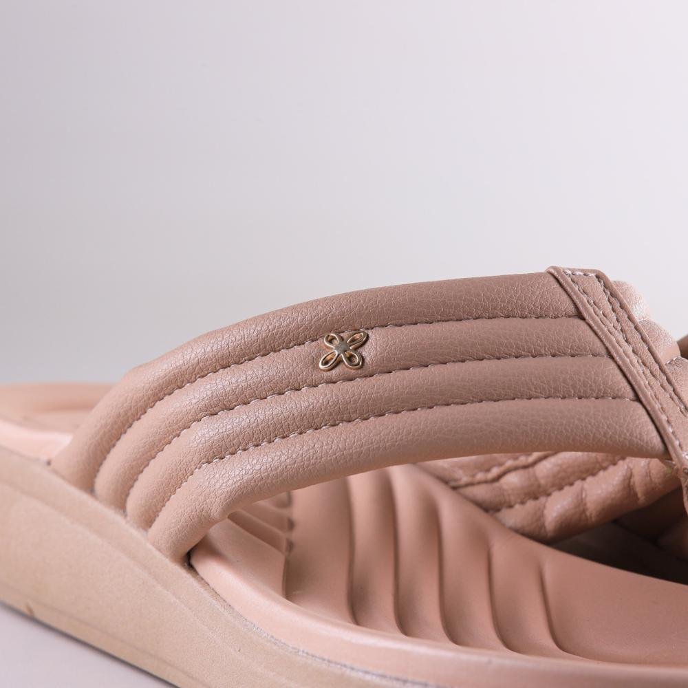 Chinelo Feminino Softli 10024 Sand Bege 6