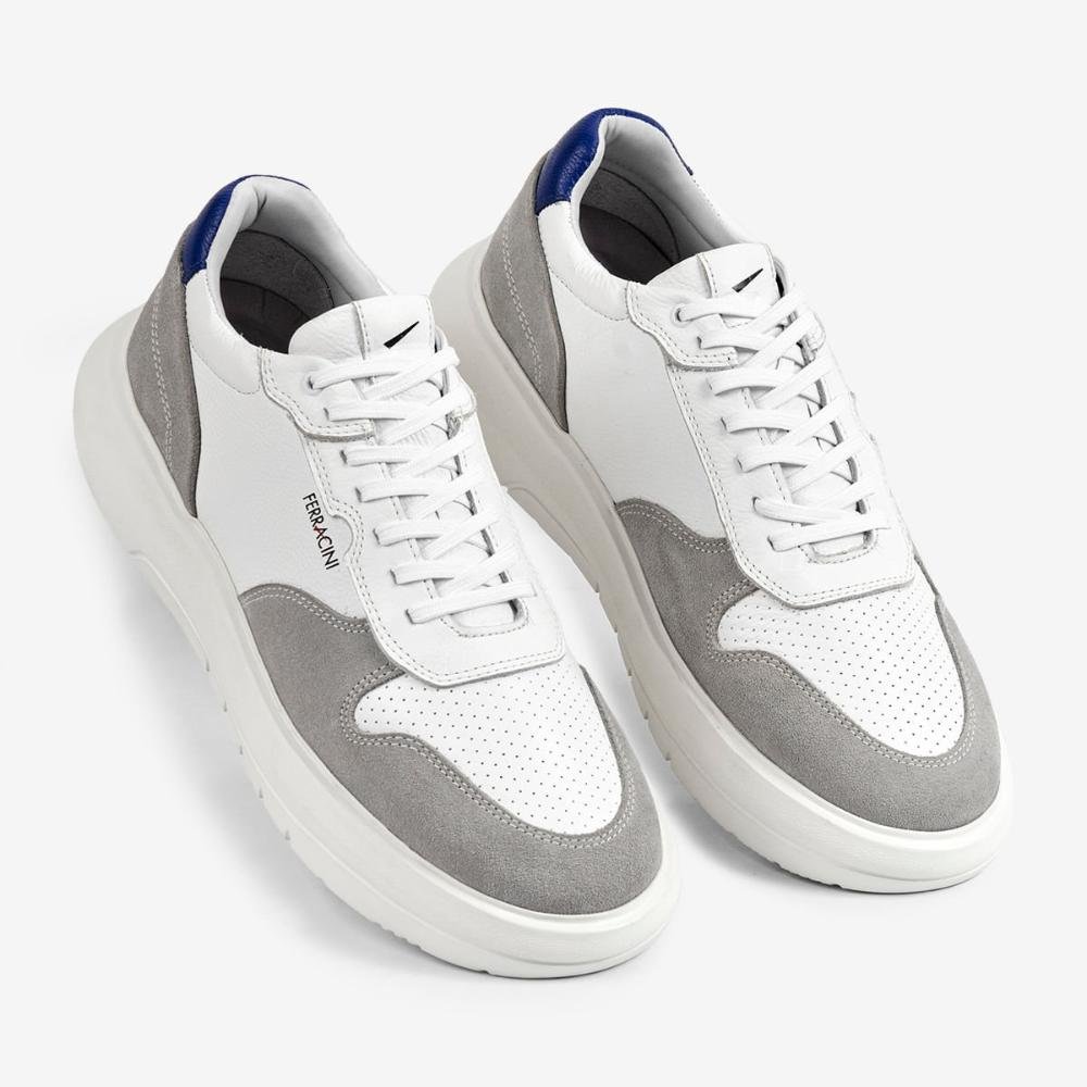 Sapatênis Ferracini Masculino Energy 8287-695e Branco Branco 2