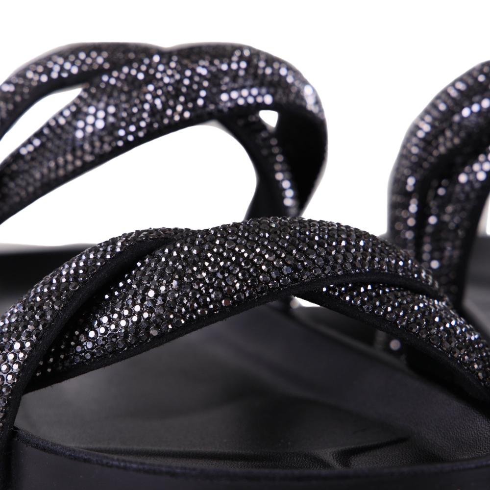 Papete Feminina Zariff Birk 455 Preto Grafite Preto/Cinza 5