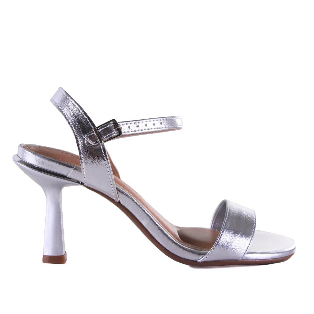 Sandália Feminina Beira Rio 8545.300 Prata Prata 1