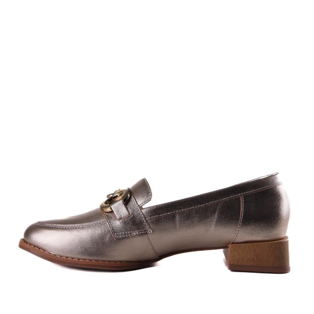 Loafer Feminino Zariff 44104 Ouro Light Dourado 2