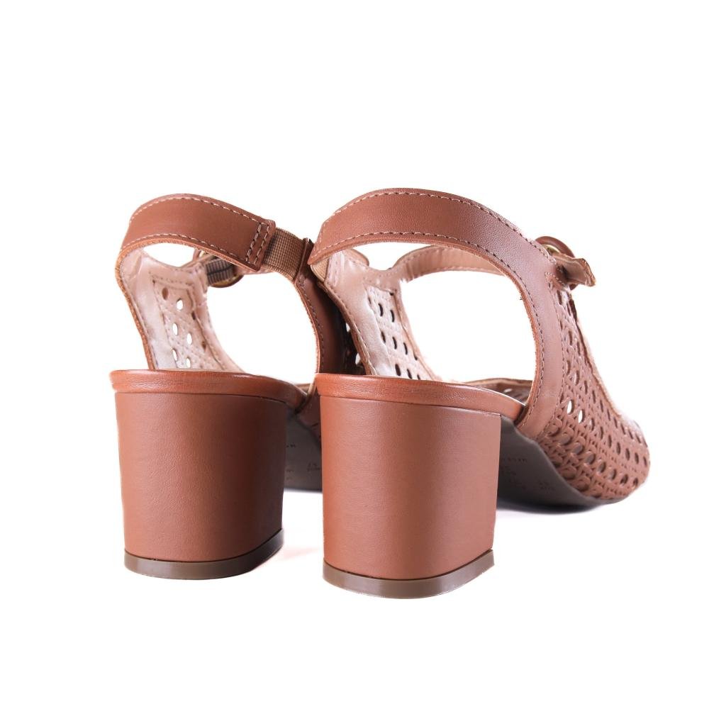 Sandália Feminina Zariff 68.939 Caramelo Marrom 4