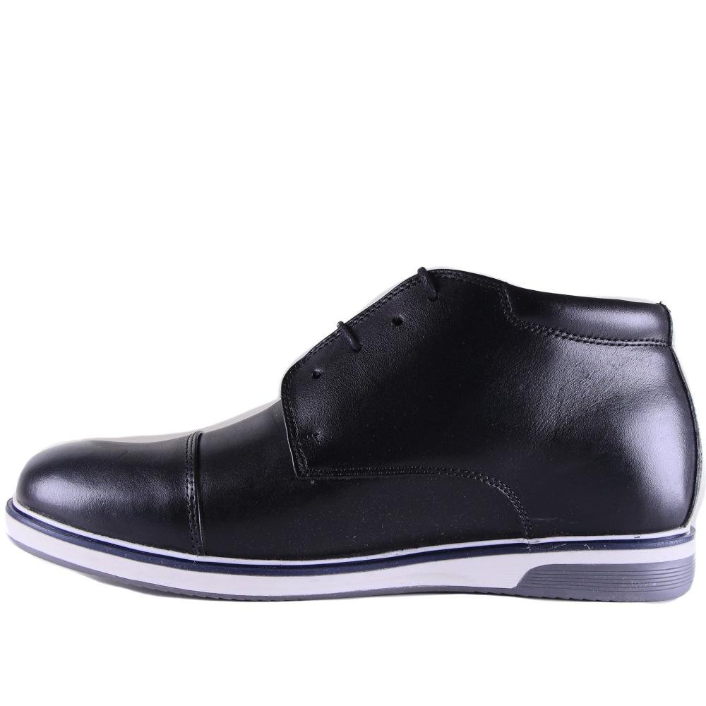 Bota Masculina Zariff Casual 0765 Preto Preto 2