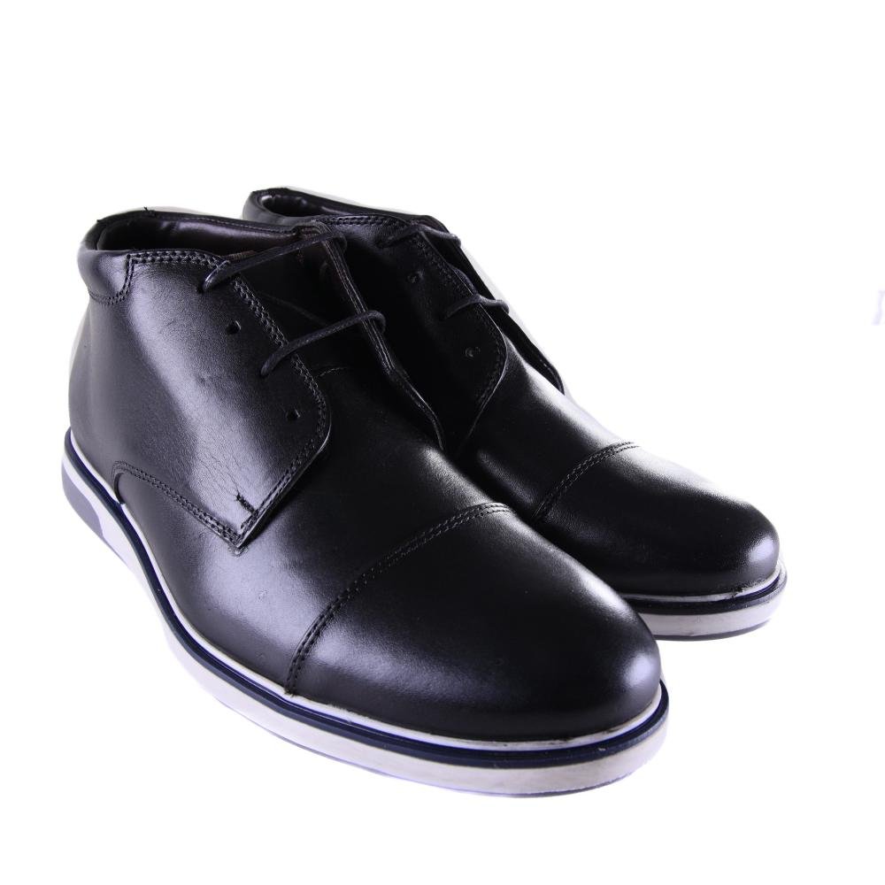 Bota Masculina Zariff Casual 0765 Preto Preto 3