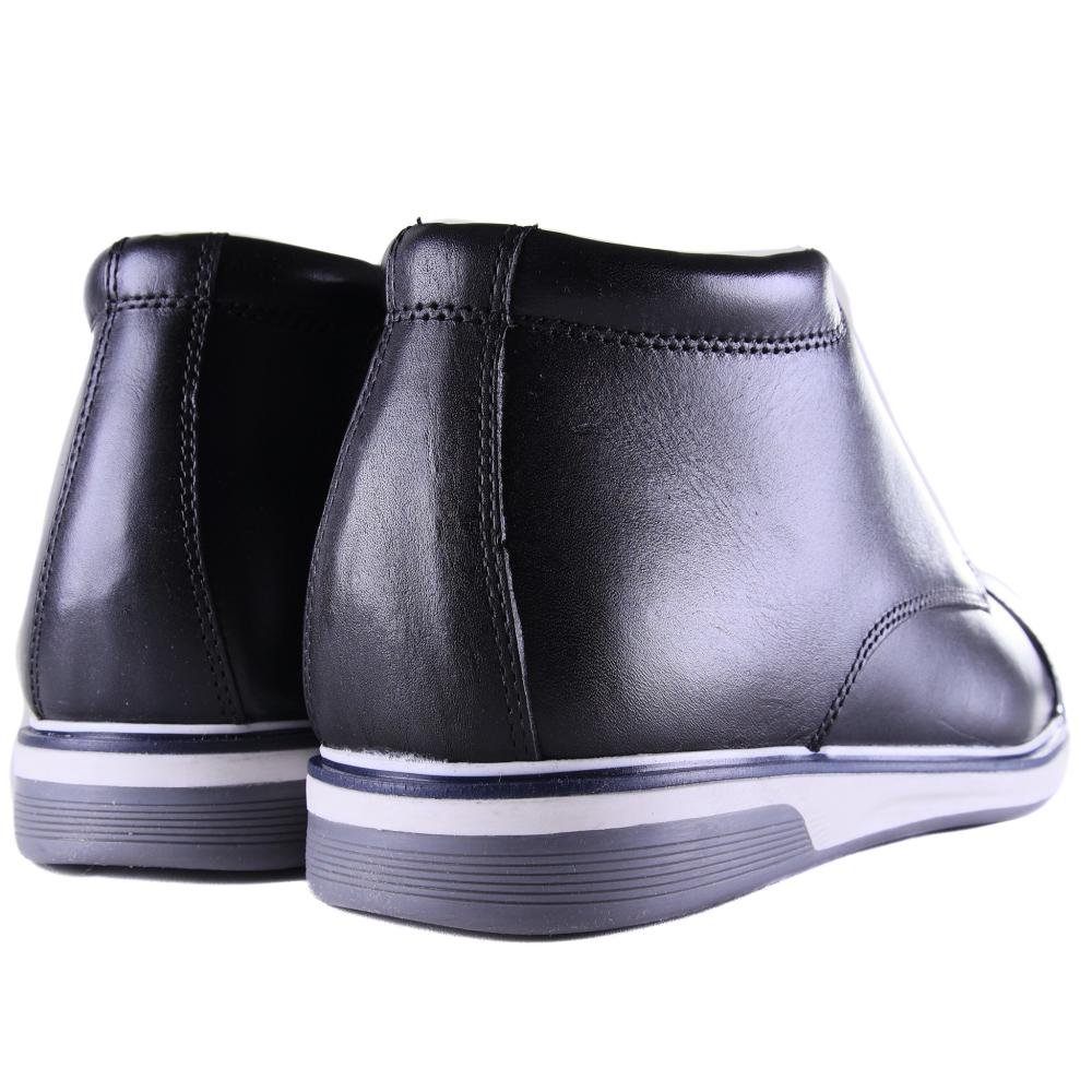 Bota Masculina Zariff Casual 0765 Preto Preto 5