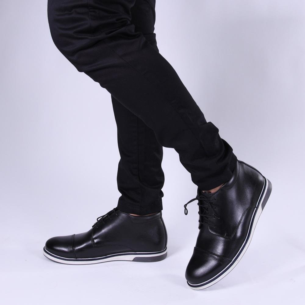 Bota Masculina Zariff Casual 0765 Preto Preto 6