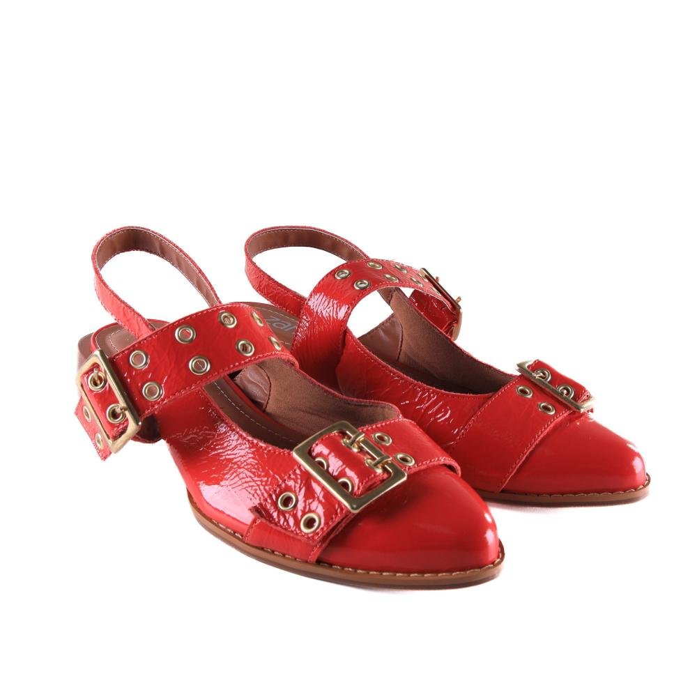 Sapato Feminino Zariff 45604 Vermelho Vermelho 3