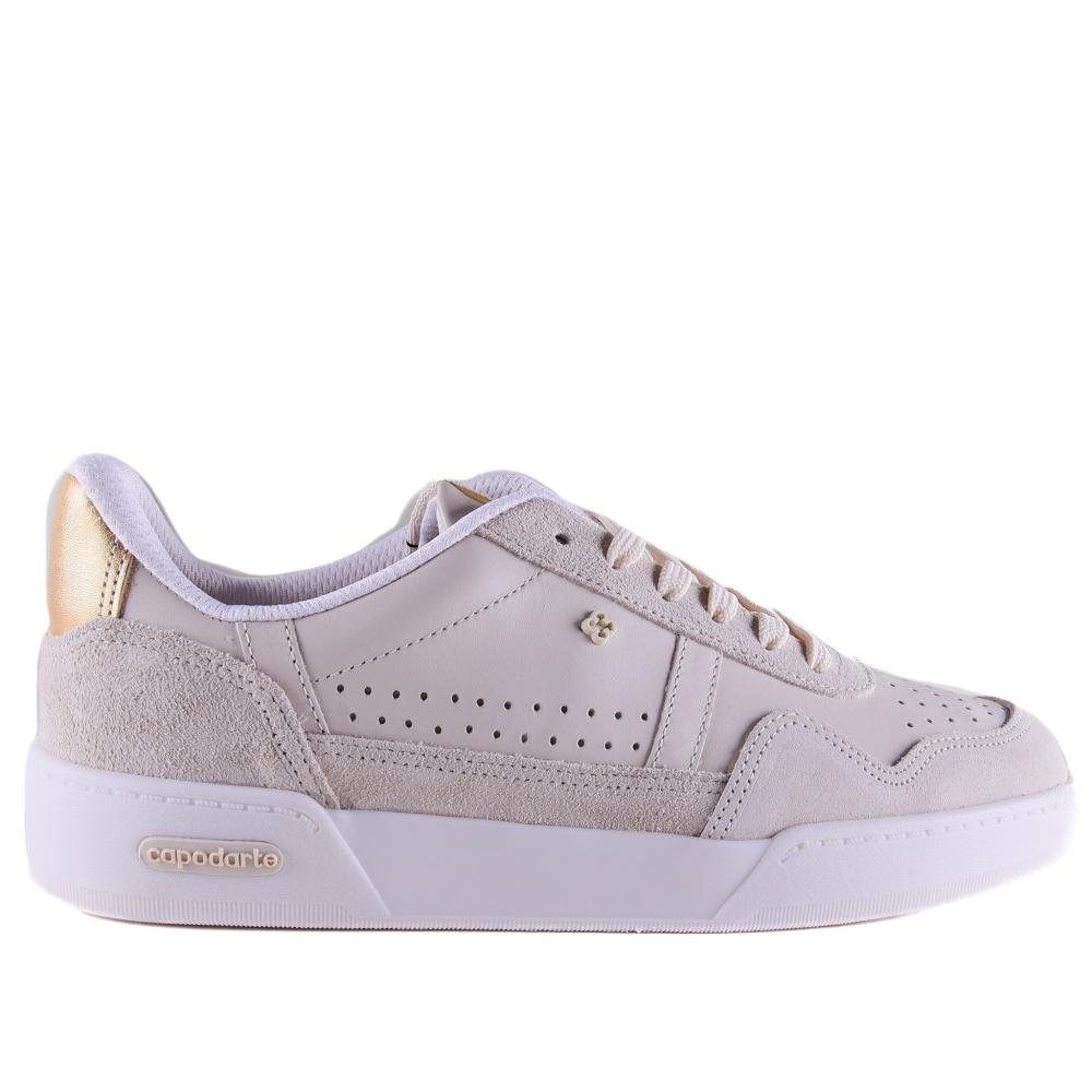 Tênis Feminino Capodarte 4018285 Off White Bege 1