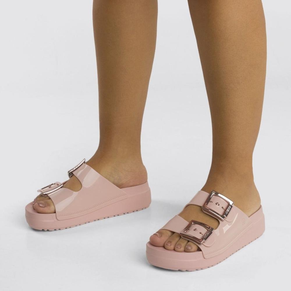 Papete Zaxy Feminina Partner High 19059 Nude Claro Rosa 3