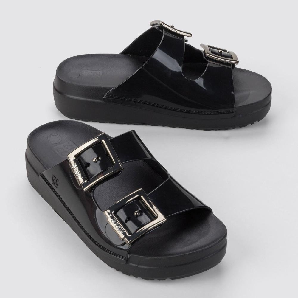 Papete Zaxy Feminina Partner High 19059 Preto Preto 2