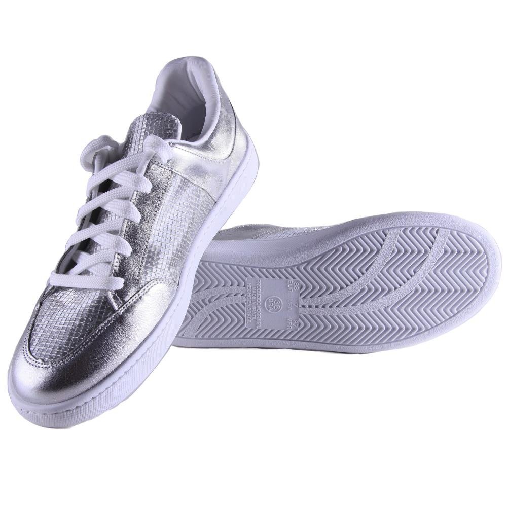 Tênis Feminino Zariff 5132.10626 Prata Prata 5