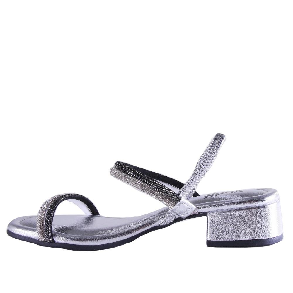 Sandália Zariff Feminina 514.10588 Prata Prata 2