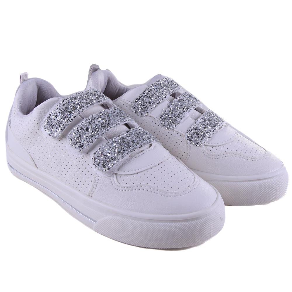 Tênis Infantil Menina World Colors Casual 344.029 Branco Branco 3