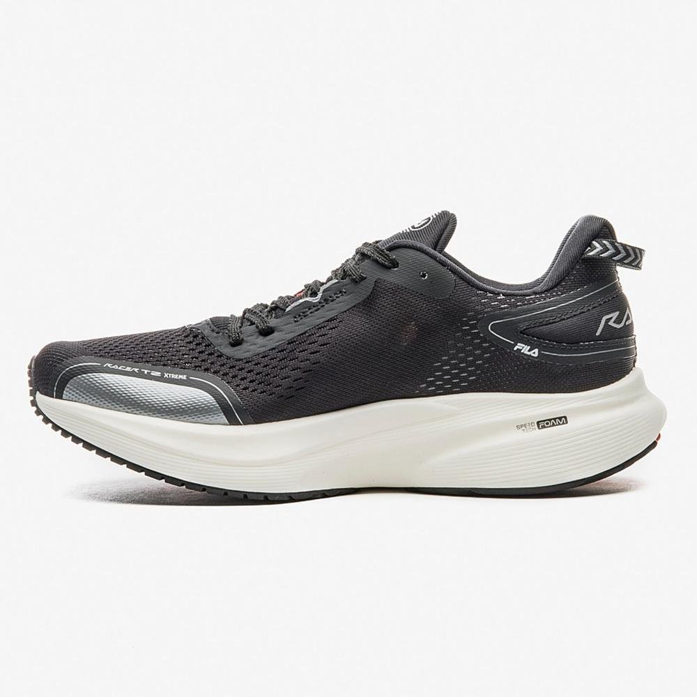 Tênis Fila Masculino Racer T2 Preto/Azul Preto 2